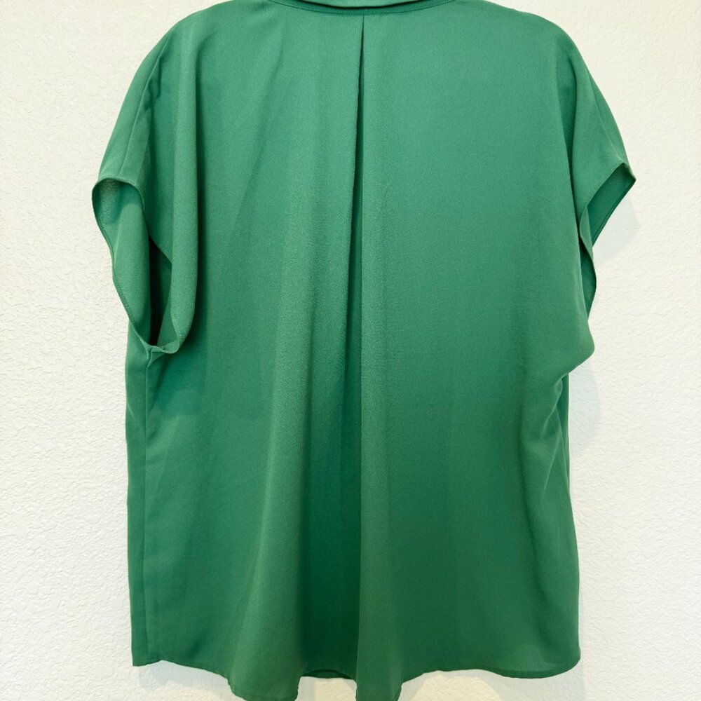 41 HAWTHORN Mar Button Down Green Blouse - Picture 3 of 10
